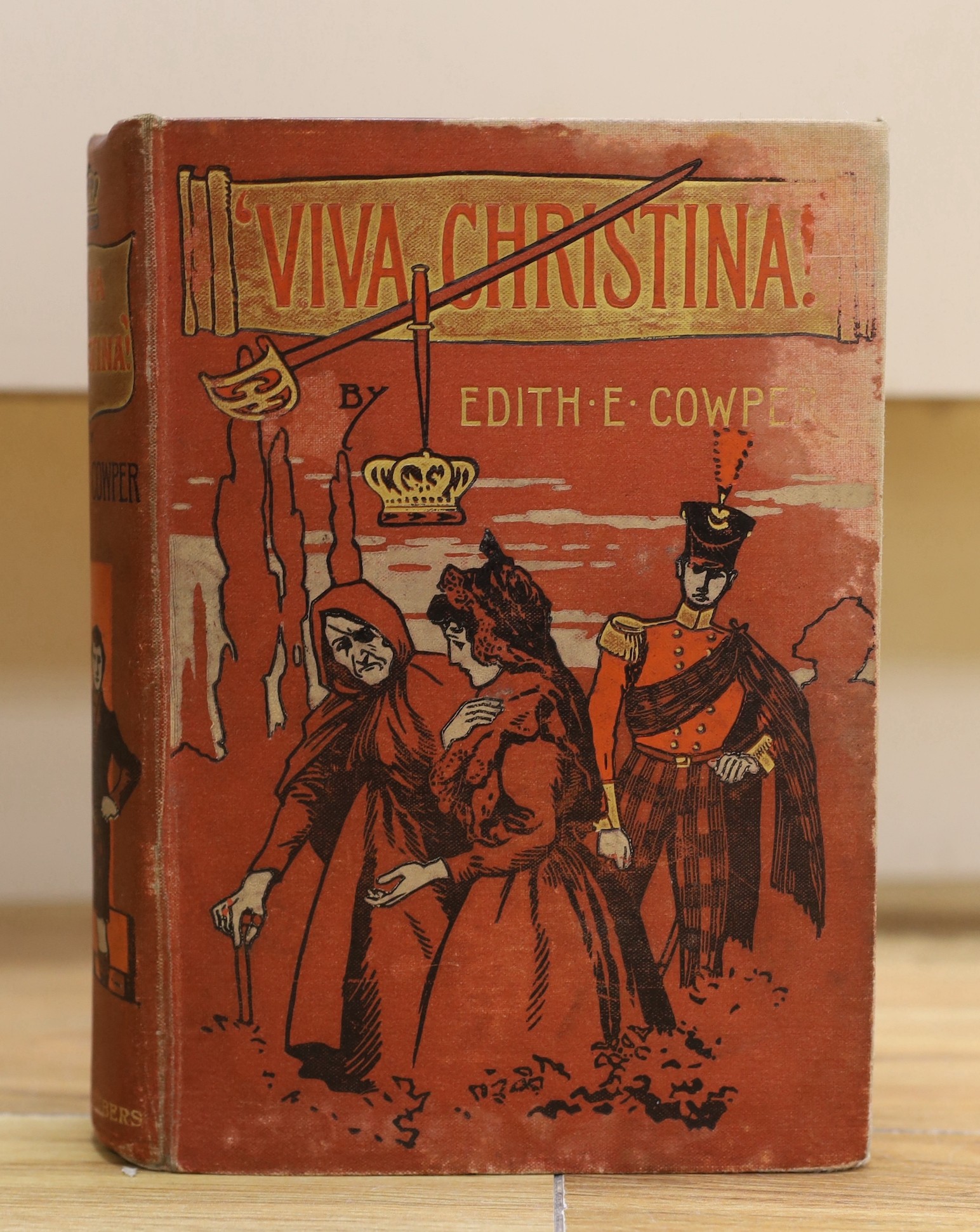 Original Artwork - William Henry Charles Groome RBA (1854-1913) - A full set of six en grisaille illustrations for ‘’Viva Christmas’’, by Edith E. Cowper, signed, 32 x 21cms., one framed, 5 unframed, together with a copy